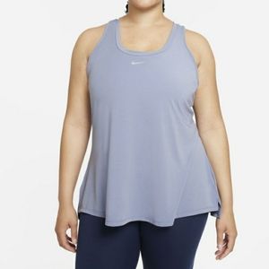 Nike 2XL Dri-FIT One Luxe Racerback Tank - Color: Ashen Slate